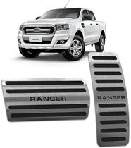 Pedaleira Ford Ranger 2017 até 2023 - Câmbio automático Preto Pedaleira Ford Ranger 2017 até 2023 - Câmbio automático Preto