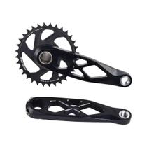 Pedaleira GOLDIX Para Bicicleta De Montanha CNC Oca 165/170/175mm Offset 0mm Coroa De Dentes Largos