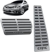 Pedaleira Honda Civic 2006 até 2011 - Câmbio automático Preto