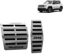 Pedaleira Jeep Renegade 2015 até 2022 - Câmbio automático Preto Pedaleira Jeep Renegade 2015 até 2022 - Câmbio automático Preto