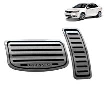 Pedaleira Kia Cerato 2009 até 2013 - Câmbio automático Preto