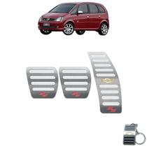 Pedaleira Manual Chevrolet Meriva SS 2005 A 2010 Prata