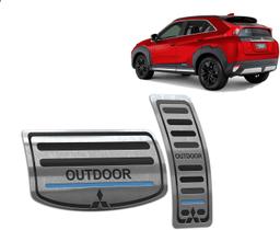 Pedaleira Mitsubishi Eclipse Cross 2019 até 2022 - Câmbio automático Preto