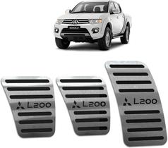 Pedaleira Mitsubishi L200 Triton 2008 até 2018 - Câmbio manual Preto