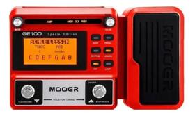 Pedaleira Mooer Ge100 Vermelha Multi Efeitos Para Guitarra Pedaleira Mooer Ge100 Vermelha Multi Efeitos Para Guitarra
