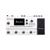 Pedaleira mooer multi-efeitos para guitarra ge250 branca