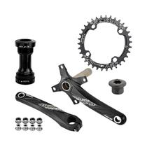 Pedaleira MTB 165mm 170mm 175mm 32T 34T 36T 38T Coroa Redonda Oval Com Dentes Estreitos E Largos