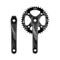 Pedaleira MTB de Alumínio - 170/175mm - Dentes Estreitos e Largos (32-42T) - 104 BCD