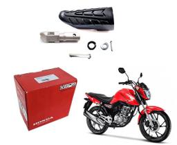 Pedaleira Pezinho Apoio Traseiro Lado Direito Original Honda Cg Titan Fan Cargo 160 Start Ks Es Esd Ex Cb250f Cb 250 Twister Nova De 2015 Ate 2022