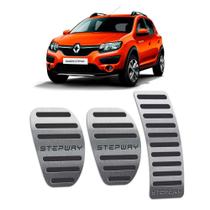 Pedaleira Sandero Stepway 2014/2019 Manual Preto