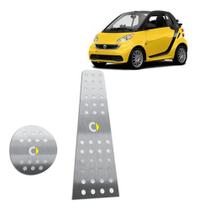 Pedaleira smart fortwo automático 2009 até 2019 aço inox