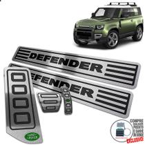 Pedaleira Soleira Descanso Preto Land Rover Defender 20 2021