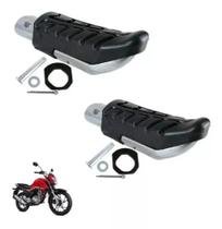 Pedaleira traseira dir/esq aluminio/borr cg 160 titan-fan-start-cargo