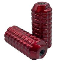 Pedaleira Trolhão Grossa Bmx Bike Bicicleta Vermelho Pedaleira Trolhão Grossa Bmx Bike Bicicleta Vermelho