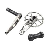 Pedaleira Ultraleve Para Bicicleta Mtb, 165mm, 170mm, Eixo Dub, 29mm, Instalação Reta De 3 Pregos
