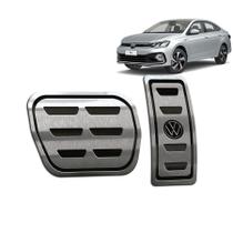 Pedaleira Volkswagen Virtus 2023 até 2026 - Câmbio automático Preto Pedaleira Volkswagen Virtus 2023 até 2026 - Câmbio automático Preto