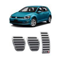 Pedaleiras Manual Volkswagen Golf Tsi 2014/2019 I Preto