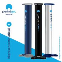 Pedalgel - Totem para aplicação de álcool gel.