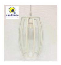 pedente branco aramado saturn wollux