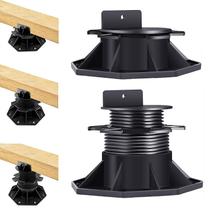 Pedestal de apoio para deck YHMYOALU ajustável, altura de 6 a 14 cm Pedestal de apoio para deck YHMYOALU ajustável, altura de 6 a 14 cm