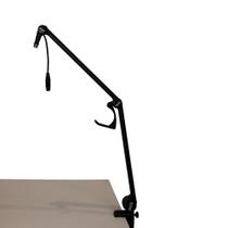 Pedestal De Mic Articulado P Mesa On-Stage MBS9500 Preto Pedestal De Mic Articulado P Mesa On-Stage MBS9500 Preto