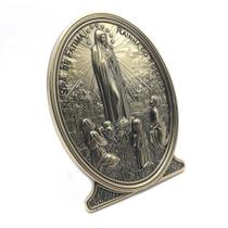 Pedestal Medalha Nossa Senhora De Fátima Metal