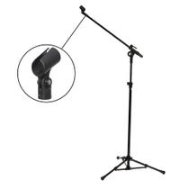 Pedestal Microfone + Cachimbo 2,10m Vector PMV01PSHT - VECTOR MUSICAL