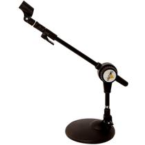 Pedestal Microfone De Mesa Vector Mini Girafa Preto Sm-30p