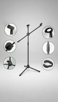 Pedestal Microfone Girafa Ajustável Cachimbo 2 Unid Pedestal Microfone Girafa Ajustável Cachimbo 2 Unid