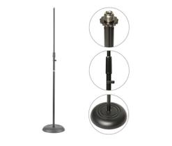 Pedestal microfone stagg base redonda mis 1120 bk Pedestal microfone stagg base redonda mis 1120 bk