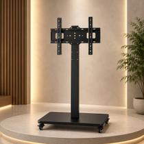 Pedestal Móvel para TV 32 a 60 Polegadas com Rodízios Giro 90 Graus VESA 400x400 LE-3425 Pedestal Móvel para TV 32 a 60 Polegadas com Rodízios Giro 90 Graus VESA 400x400 LE-3425
