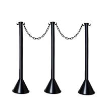 pedestal organizador de filas Kit Com 4 Pçs + 8 Mts Corrente + brinde pedestal organizador de filas Kit Com 4 Pçs + 8 Mts Corrente + brinde