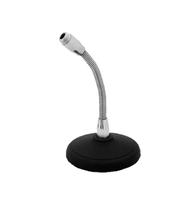 Pedestal Para Microfone de Mesa Púlpito Cromado Flexível PS2-F Visão