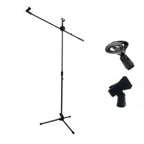 Pedestal Para Microfone Tripé Girafa Alumínio 2 Cachimbos Zellmer TM200 Pedestal Para Microfone Tripé Girafa Alumínio 2 Cachimbos Zellmer TM200