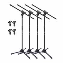 Pedestal Para Microfone Voik SMV550 Girafa Cachimbo Voik