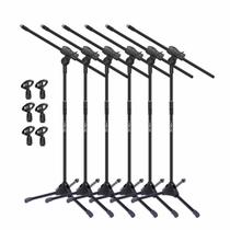 Pedestal Para Microfone Voik SMV550 Girafa Cachimbo Voik