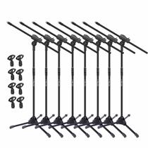 Pedestal Para Microfone Voik SMV550 Girafa Cachimbo Voik