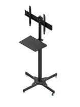 Pedestal para tv 27 a 65 com bandeja e rodízios avatron tvc-02r Pedestal para tv 27 a 65 com bandeja e rodízios avatron tvc-02r