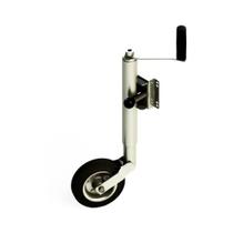Pedestal pé de apoio roda boba maciça escamoteável light