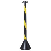 Pedestal Plástico Zebrado para Sinalização Isolamento Pedestal Plástico Zebrado para Sinalização Isolamento