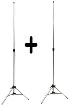 Pedestal Porta Banner 2,20M Pedestal Tripé Kit 2 Unidades - Shope Brasil