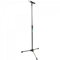 Pedestal Reto Para Microfone ideal Para Estúdio TPR Preto ASK F002