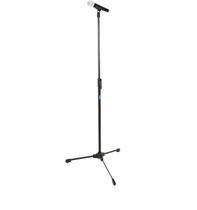 Pedestal Reto Para Microfone ideal para Estúdio TPR Preto ASK
