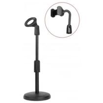 Pedestal Smart SM82 Mesa p/celular e microfone Pedestal Smart SM82 Mesa p/celular e microfone