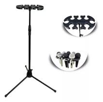 Pedestal Suporte Descanso Saty 8 Microfones Sdm-08 Pedestal Suporte Descanso Saty 8 Microfones Sdm-08