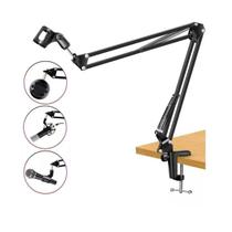 Pedestal Suporte Mesa Articulado P/microfone Studio Rádio ZB6 GREIKA