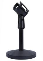 Pedestal Suporte Mesa P/ Microfone Portátil Studio Radio