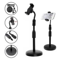 Pedestal Suporte P/ Celular Extensivel / Cor Preto