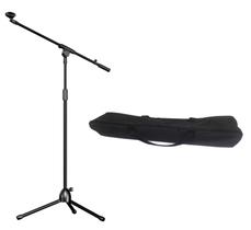 Pedestal Suporte Tripé Girafa P/Microfone C/Bag E Cachimbo