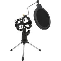 Pedestal Suporte Tripé Móvel De Mesa Com Pop Filter - Waver